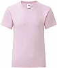 Camiseta Infantil Color Iconic Fruit Loom - Color Rosa