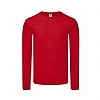 Camiseta Color Iconic Long Sleeve T Fruit Loom - Color Rojo
