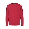 Sudadera Light Weight Fruit of the Loom - Color Rojo