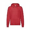 Sudadera Light Weight Capucha Fruit of the Loom - Color Rojo