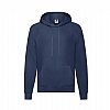 Sudadera Light Weight Capucha Fruit of the Loom - Color Azul Marino