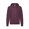 Sudadera Light Weight Capucha Fruit of the Loom - Color Granate