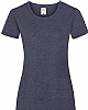 Camiseta Valueweight Mujer Fruit of the Loom - Color Vintage Heather Navy