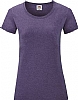 Camiseta Valueweight Mujer Fruit of the Loom - Color Heather Purple