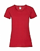 Camiseta Valueweight Mujer Fruit of the Loom - Color Red