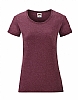 Camiseta Valueweight Mujer Fruit of the Loom - Color Heather Burgundy