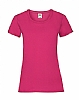 Camiseta Valueweight Mujer Fruit of the Loom - Color Fucsia