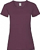 Camiseta Valueweight Mujer Fruit of the Loom - Color Burgundy