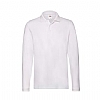 Polo Adulto Premium Long Sleeve Makito - Color Blanco