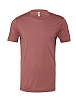 Camiseta Jaspeada Triblend Bella - Color Mauve Triblend