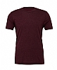 Camiseta Jaspeada Triblend Bella - Color Maroon Triblend