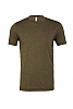Camiseta Jaspeada Triblend Bella - Color Olive Triblend