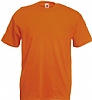 Camiseta Fruit of the Loom Value Weight Color - Color Naranja