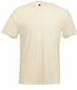 Camiseta Fruit of the Loom Value Weight Color - Color Natural