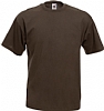 Camiseta Fruit of the Loom Value Weight Color - Color Chocolate