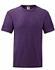 Camiseta Fruit of the Loom Value Weight Color - Color Purpura Jaspeado