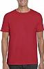 Camiseta Color Ring Spun Gildan - Color Red