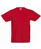 Camiseta Valueweight Infantil Color - Color Rojo