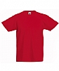Camiseta Valueweight Infantil Color - Color Rojo