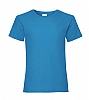 Camiseta Valueweight Niña Fruit Of The Loom - Color Azure