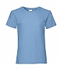 Camiseta Valueweight Niña Fruit Of The Loom - Color Azul Cielo