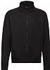 Sudadera Cremallera Entera Fruit Of The Loom - Color Negro