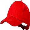 Gorra Brauner 5 Paneles Makito - Color Rojo