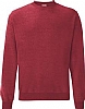 Sudadera Manga Montada Infantil Fruit of the Loom - Color Vintage Heather Red