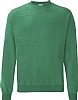 Sudadera Manga Montada Infantil Fruit of the Loom - Color Retro Heather Green