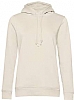 Sudadera Organica Capucha Mujer BC - Color Blanco Apagado