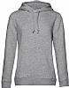 Sudadera Organica Capucha Mujer BC - Color Gris Jaspeado