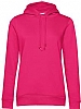 Sudadera Organica Capucha Mujer BC - Color Rosa Magenta