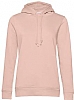 Sudadera Organica Capucha Mujer BC - Color Rosa Suave