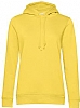 Sudadera Organica Capucha Mujer BC - Color Amarillo Efervescente