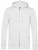 Sudadera Organica Capucha Cremallera BC - Color White