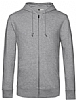 Sudadera Organica Capucha Cremallera BC - Color Heather Grey