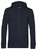 Sudadera Organica Capucha Cremallera BC - Color Navy Blue