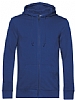 Sudadera Organica Capucha Cremallera BC - Color Royal Blue