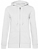 Sudadera Organica Capucha Cremallera Mujer BC - Color White