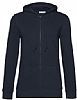 Sudadera Organica Capucha Cremallera Mujer BC - Color Navy Blue