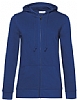 Sudadera Organica Capucha Cremallera Mujer BC - Color Royal