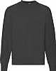 Sudadera Manga Ranglan Fruit of the Loom - Color Black