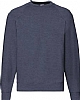 Sudadera Manga Ranglan Fruit of the Loom - Color Vintage Heather Navy