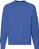 Sudadera Manga Ranglan Fruit of the Loom - Color Royal