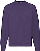 Sudadera Manga Ranglan Fruit of the Loom - Color Purple