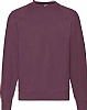 Sudadera Manga Ranglan Fruit of the Loom - Color Burgundy