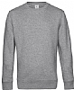 Sudadera King Cuello Redondo B&C - Color Gris jaspeado