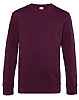 Sudadera King Cuello Redondo B&C - Color Dark cherry