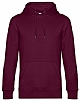 Sudadera Capucha King B&C - Color Dark cherry