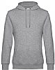 Sudadera Capucha King B&C - Color Gris jaspeado